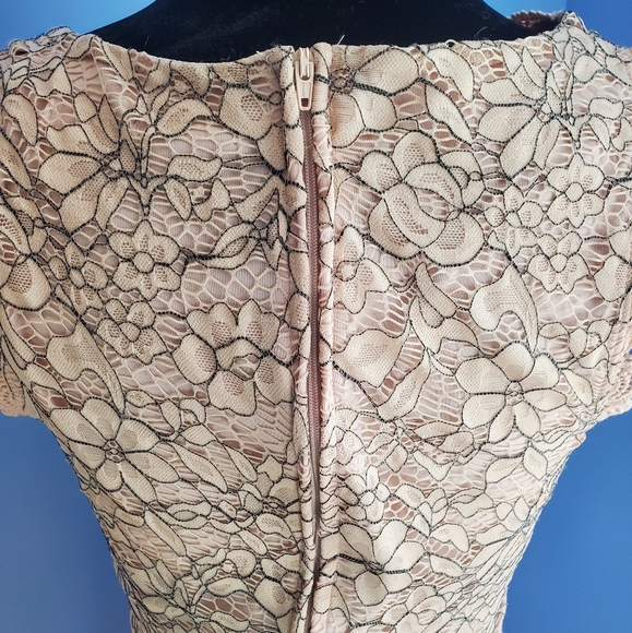 Light Pink Knee Length Dress - Picture 5 of 5